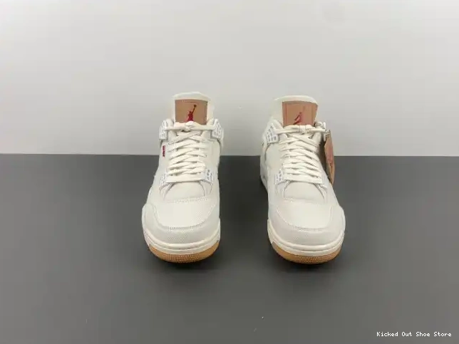 Kick Theory x Air AO2571-100 4 'White' Jordan Levi's 0519